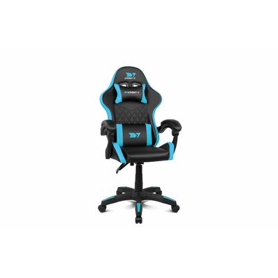 8436587974397-Fauteuil gamer Drift - accoudoirs - appui-tête intégré - noir et bleu--0