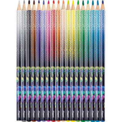 3154148317043-Maped Deepsea Paradise - 18 Crayons de couleur bois - pochette carton--1