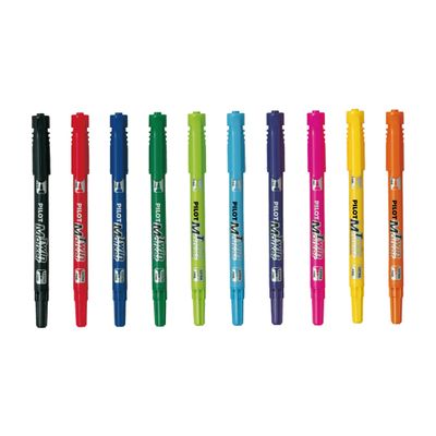 4902505169649-Pilot TWIN MARKER - Marqueur permanent - double pointe fine / extra fine - vert clair--1