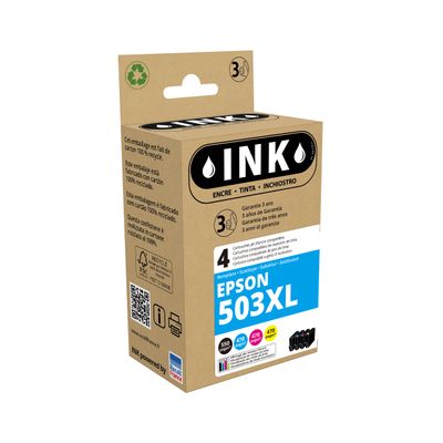8720282009899-Cartouche compatible Epson 503XL Piments - pack de 4 - noir, cyan, magenta, jaune - Ink--0