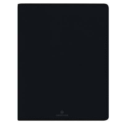 3664447169248-Agenda Dayton - 1 semaine sur 2 pages - 22 x 28 cm - noir - Oberthur--0