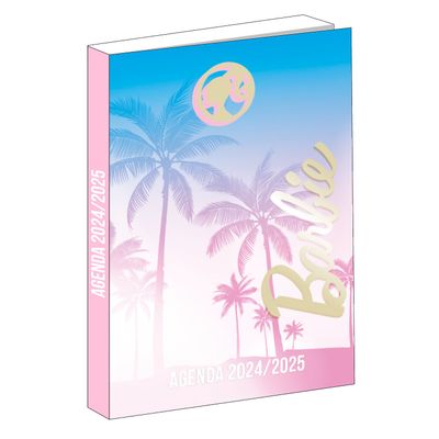 3666311025063-Agenda Barbie - 1 jour par page - 12 x 17 cm - bleu - Bagtrotter--0