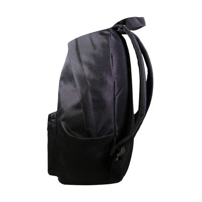 3666311018591-Sac à dos 1 compartiment + trousse à personnaliser avec 5 patchs autocollants - fille - noir - Bagtro--1