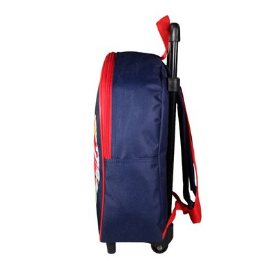 3666311022994-Sac maternelle à roulettes Cars - 1 compartiment - bleu - Bagtrotter--1