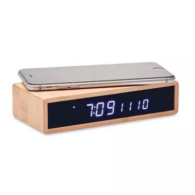 3662277038239-REVEIL CHARGEUR A INDUCTION BAMBOU--0