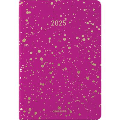 3664447184524-Agenda de poche Céleste - 1 semaine sur 2 pages - 10 x 15 cm - fuchsia - Oberthur--0