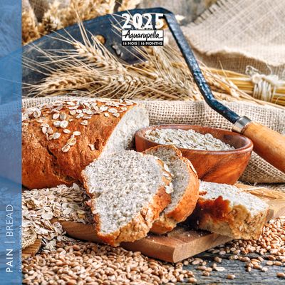 3494150160528-Calendrier mensuel 30x30 cm - 16 mois - Pain--0
