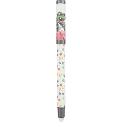 3664447195735-Stylo roller gomme Animaux - 5 decors assortis - Oberthur--0