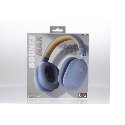 3303170119198-T'nB Bounce Max - Casque Bluetooth sans fil - bleu--2