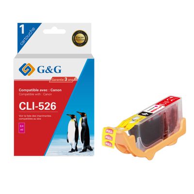 6937173406275-Cartouche compatible Canon CLI-526 - magenta - G&G--0