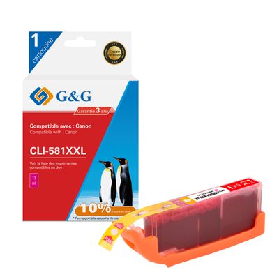 6937173406398-Cartouche compatible Canon CLI-581XXL - magenta - G&G--0