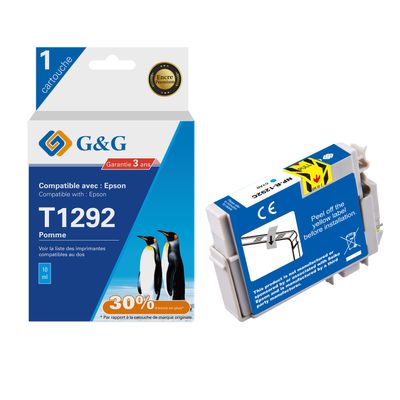 6937173406459-Cartouche compatible Epson T1292 Pomme - cyan - G&G--0