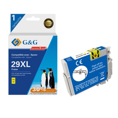 6937173406718-Cartouche compatible Epson 29XL fraise - jaune - G&G--0