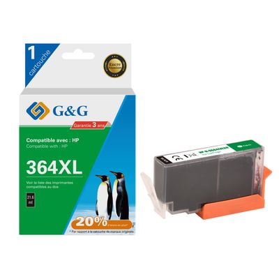6941881289495-Cartouche compatible HP 364XL - noir - G&G--0
