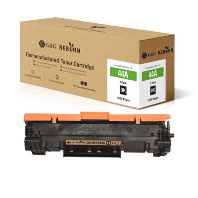 6942383120880-Cartouche laser compatible HP 44A - noir - G&G--0
