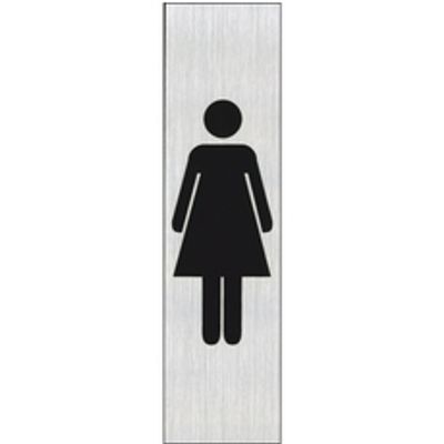 40582634-Pickup - Plaque de signalisation - 165 x 44 mm - dames (vertical)--0