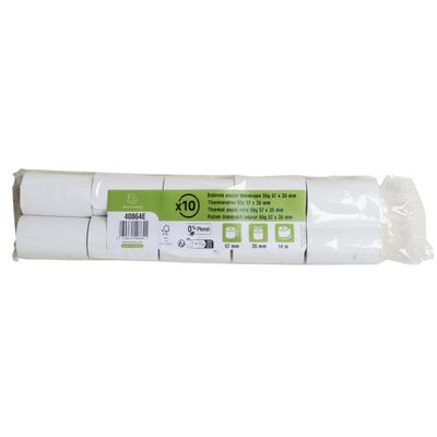 3130631408641-Exacompta -10 Bobines Ticket Carte Bancaire 57x35mm - 14m - Thermique 55g/m² Sans Phénol - Blanc - No--2