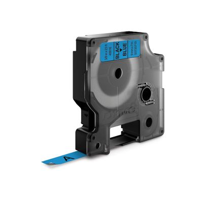 5411313409162-Dymo D1 - Ruban d'étiquettes auto-adhésives - 1 rouleau (9 mm x 7 m) - fond bleu écriture noire --1