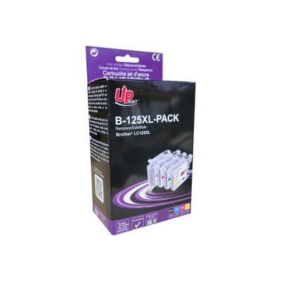 3584770723637-Cartouche compatible Brother LC125XL/LC127XL - pack de 4 - noir, cyan, magenta, jaune - Up-P_405112763_1-0