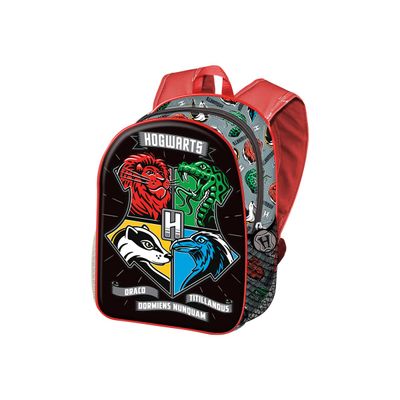 8445118027181-Sac à dos maternelle Harry Potter Dark Shield 3D - 1 compartiment - noir - Karactermania-P_405114434_1-0