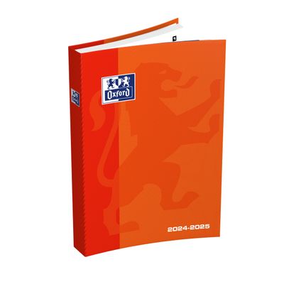 3147280092534-Agenda Oxford School - 1 jour par page - 12 x 18 cm - orange - Hamelin-P_405115670_1-0