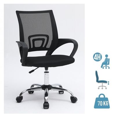 3701338802737-Fauteuil de bureau junior AMY - accoudoirs fixes - noir-P_405119530_1-0