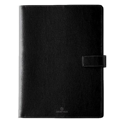 3664447133843-Agenda spiralé Milano - 1 semaine sur 2 pages - 22 x 28 cm - noir - Oberthur-P_405120245_1-0