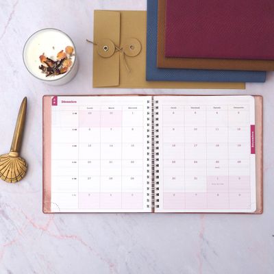 3660942076067-Agenda Lady Kaa - 1 semaine sur 2 pages - 15 x 17 cm - disponible dans différentes couleu-P_405128569_5-4
