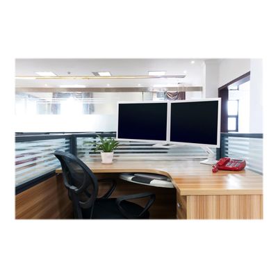 0698833054507-Ergotron HX - Bras support pour 2 écrans jusqu'à 32" - fixation pince - blanc-P_405143811_6-5