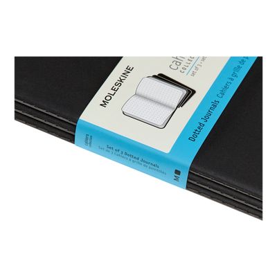 8058341719220-Moleskine Cahier journal - 3 cahier de notes - 19 x 25 cm - pointillé - noir-P_405145284_5-4