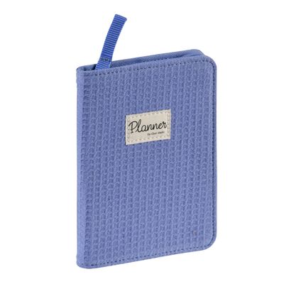 3371010499632-Agenda Mimi Affaires avec zip métal - 1 semaine sur 2 pages - 10 x 15 cm - bleu - Quo Vad-P_405148602_1-0