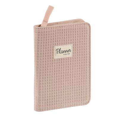 3371010499649-Agenda Mimi Affaires avec zip métal - 1 semaine sur 2 pages - 10 x 15 cm - rose - Quo Vad-P_405148603_1-0