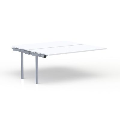 3617350005059-Bureau Bench CONECT - plan suivant - L180 x P165 cm - plateau blanc - pieds gris-P_405153737_1-0