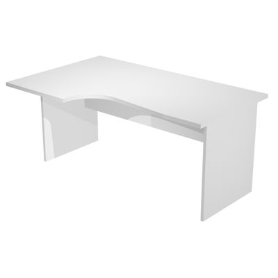0404052257533-Bureau compact Trend - L160 cm - retour à gauche - pieds panneaux - plateau gris-P_405225753_1-0