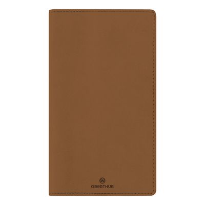 3664447197074-Agenda à spirale Dayton - 1 semaine sur 2 pages - 9,5 x 17,5 cm - camel - Oberthur-P_405228511_1-0