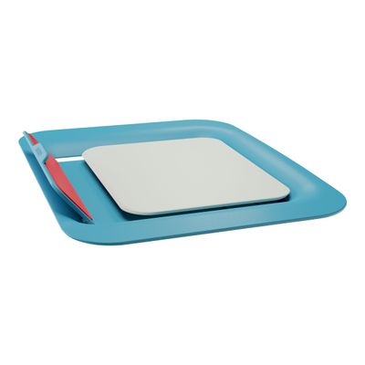 4002432129355-Leitz Ergo Cosy - Support pour ordinateur portable jusqu'à 17" - bleu calme-Angle droit-0