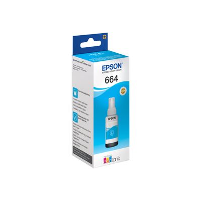8715946540986-Epson EcoTank 664 - cyan - réservoir d'encre original-Angle gauche-2