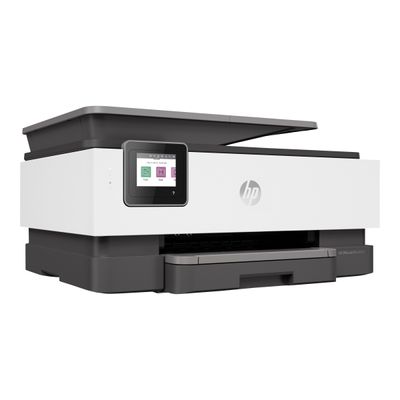 0193424632411-HP Officejet Pro 8023 All-in-One - imprimante multifonction jet d'encre couleur A4 - LAN, W-Angle gauche-2