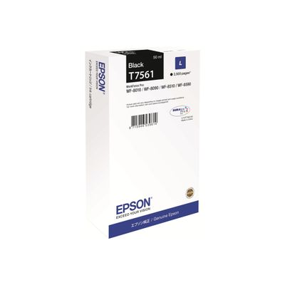 8715946539614-Epson T7561 - noir - cartouche d'encre originale-Angle gauche-1