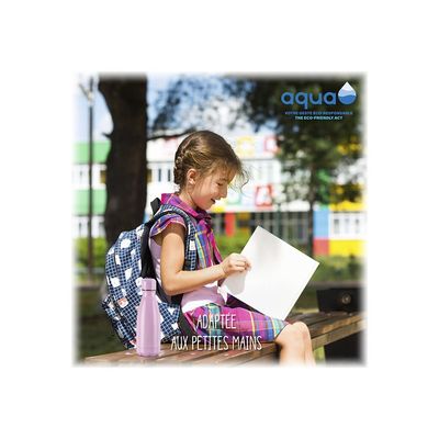 3135250132533-Aqua Pastel - Gourde Bouteille isotherme 350 ml - double paroi - disponible dans différentes coul-Avant-4
