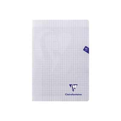 3329683931614-Clairefontaine Mimesys - Cahier polypro A4 (21x29,7 cm) - 96 pages - grands carreaux (Seyes) - tra-Avant-0