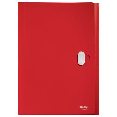 4002432130528-Leitz Recycle - Trieur à soufflet - 5 positions - A4 - pour 250 feuilles - à onglets - rouge--3