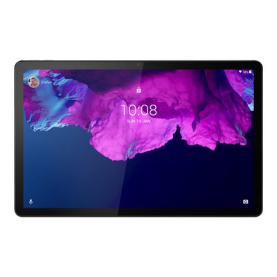 0195235851043-Lenovo Tab P11 ZA7R - tablette 11" - 128 Go - gris ardoise-Avant-0