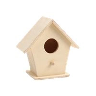 3532431005288-Graine Creative - nichoir à oiseaux en bois - petit modèle - 7 x 11.5 x 6.5 cm-Angle gauche-0