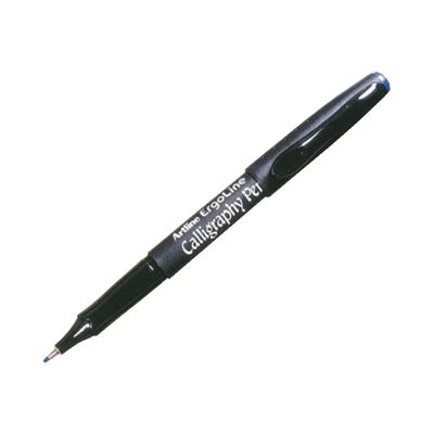 4549441006968-Artline - Marqueur permanent Calligraphie - pointre fibre fine - bleu-Angle gauche-0