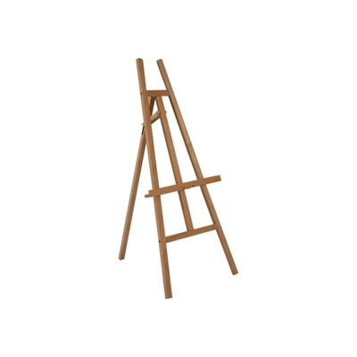 3660412028046-Promocome - Chevalet de présentation en bois - hauteur et inclinaison réglable - 60 x 148-Angle gauche-0