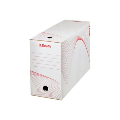 0400012860201-Esselte - 25 Boîtes d'archive - 150 mm - A4 - blanc-Angle droit-0