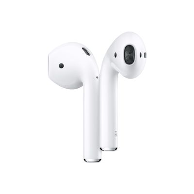 0190198764829-APPLE Airpods 2 - Ecouteurs sans fil bluetooth avec boitier de charge à induction pour iPhone/iPa-Avant-3