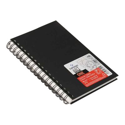 3148950075154-Canson Art book - Bloc dessin - 80 feuilles - 14 x 21 cm - 100 gr-Angle gauche-0