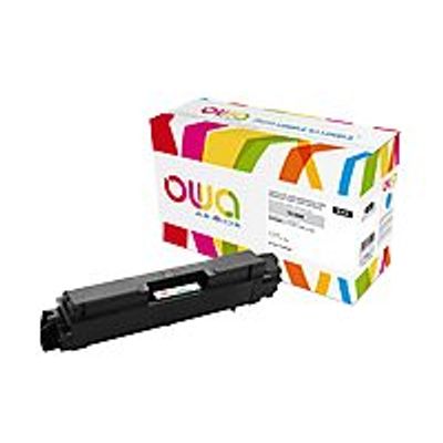 3112539605445-Cartouche laser compatible Kyocera TK-580 - noir - Owa K15605OW-Avant-1